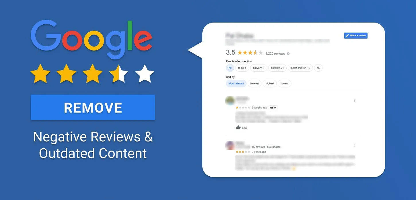 How to Stop Google Negative Reviews