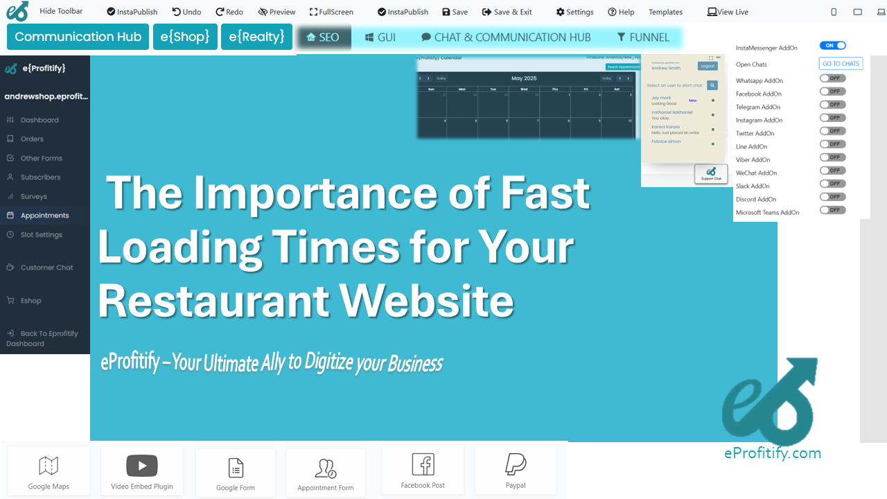 Fast Loading Times Example The Importance of Fast Loading Times for Your Restaurant Website