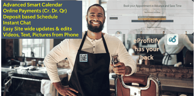 Barber Shop Appointment Management System Website Service in Baltimore Maryland